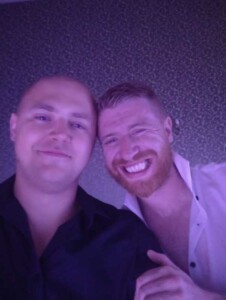 Jakub Voráček a náš DJ Honza Konečný